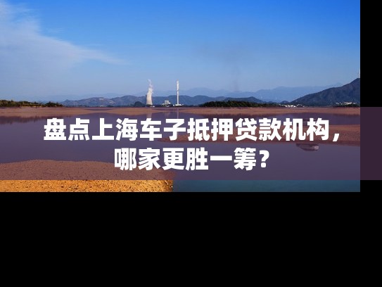 盘点上海车子抵押贷款机构，哪家更胜一筹？